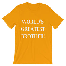 World's Greatest Brother t-shirt