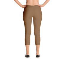 Brown Capri Leggings