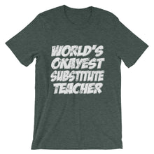 World's Okayest Substitute Teacher t-shirt