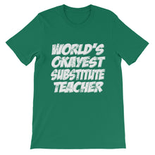 World's Okayest Substitute Teacher t-shirt