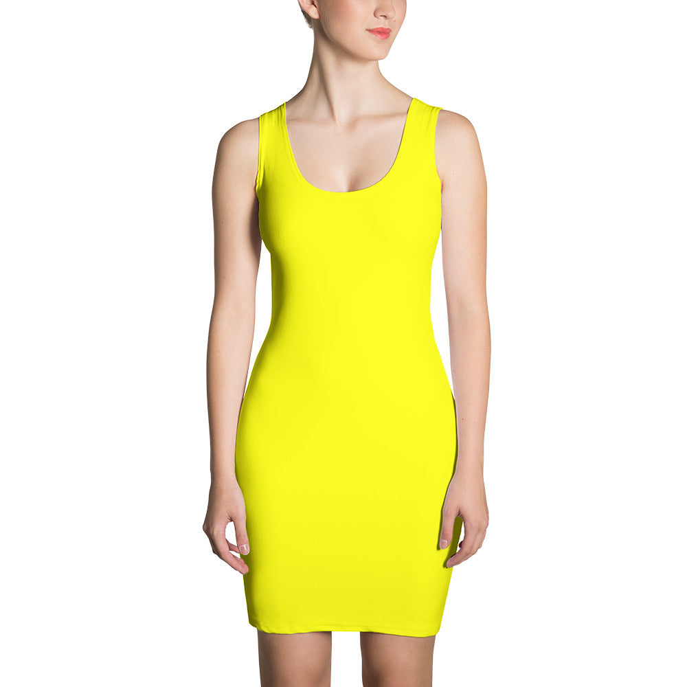 Yellow Cut & Sew Dress