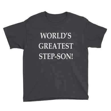 World's Greatest Step-Son Youth Short Sleeve T-Shirt