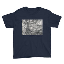 Starry Night Youth Short Sleeve T-Shirt