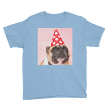 Birthday Pug Youth Short Sleeve T-Shirt
