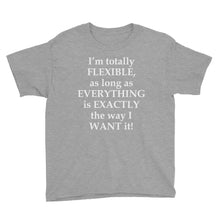 I'm Totally Flexible Youth Short Sleeve T-Shirt