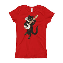 Girl's T-Shirt - Banjo Cat