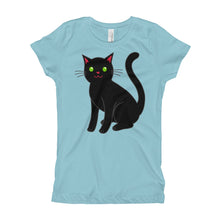 Girl's T-Shirt - Black Cat