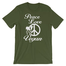 Peace Love Vegan t-shirt