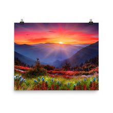 Sunset poster