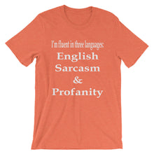 English, Sarcasm, and Profanity