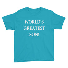 World's Greatest Son Youth Short Sleeve T-Shirt