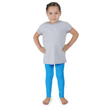 Cyan Kid's leggings