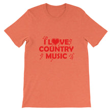 I Love Country Music t-shirt