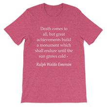 Death comes to all t-shirt