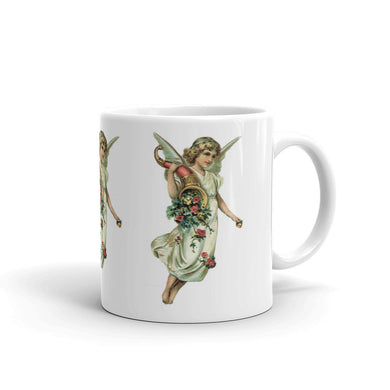 Vintage Christmas Angel Mug