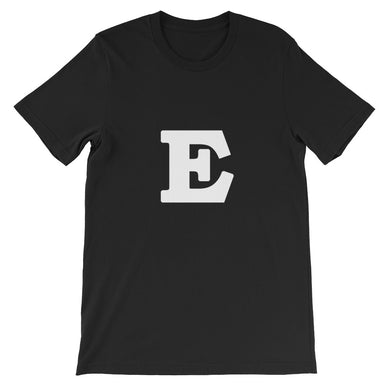 E Short-Sleeve Unisex T-Shirt