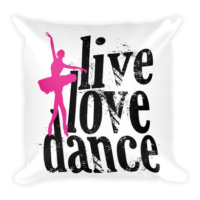 Live Love Dance Pillow