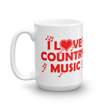 I Love Country Music Mug