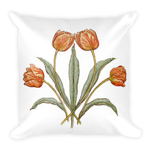 Vintage Tulips Pillow