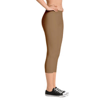 Brown Capri Leggings