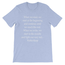 When we write t-shirt