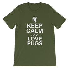 Keep Calm and Love Pugs t-shirt