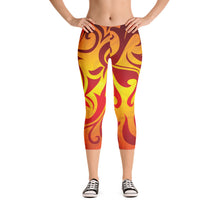 Pattern Capri Leggings