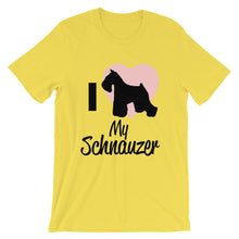 I Love My Schnauzer t-shirt