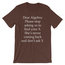 Dear Algebra t-shirt