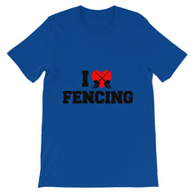 I Love Fencing t-shirt