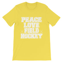 Peace Love Field Hockey t-shirt