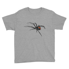 Black Widow Spider Youth Short Sleeve T-Shirt
