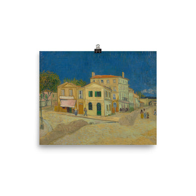 Van Gogh Yellow House poster